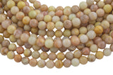 Natural Yellow Moonstone Faceted Round Beads. A Quality Full 15.5 Inch Strand, 6mm, 8mm, or 10mm Gemstone Beads