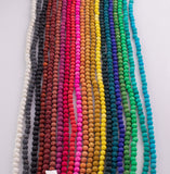 6mm Lava Rock Beads Multicolor Natural Round Loose - Color Colored Lava Beads - Full 15.5" Strands - Wholesale Pricing