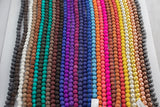 8mm Lava Rock Beads Multicolor Natural Round Loose - Color Colored Lava Beads - Full 15.5" Strands - Wholesale Pricing