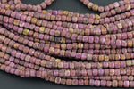 Natural Phosphosiderite Faceted Cube Beads Size 3mm 15.5" Strand