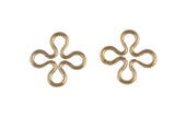 Gold Filled Flower Charm- 14/20 Gold Filled- USA Product-7.5mm- 2 pieces per order