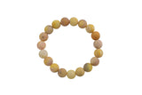 Bracelet Yellow Moonstone Bracelets 6mm 8mm 10mm 12mm Stackable Matte Round Natural Gemstone Crystal - Handmade Bracelet Bracelet- lgs