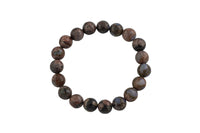 Natural Brown Opal Facted Round Size 6mm and 8mm- Handmade In USA- approx. 7" Bracelet Crystal Bracelet