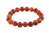 Carnelian Bracelet AAA 4mm 6mm 8mm 10mm Round Stretchy String Bracelet Natural Carnelian Bracelet AAA Quality Chakra Bracelets Pre-charged