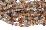 30"-32" Natural Red Hematoid Quartz Chips Beads 6mm - 8mm - 32 inch Strand Gemstone Beads
