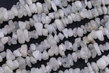 30" Natural Rainbow Moonstone Chips Beads 6mm - 8mm - 30 inch Strand Gemstone Beads
