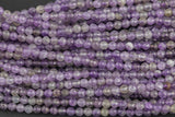 Natural Amethyst - Full Strands-15.5 inches-2-3mm 4mm- Nice Size Hole- Diamond Cutting,High Facets-Nice and Sparkly-Faceted Round