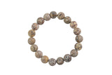 Natural Mai Jasper Smooth Round Size 6mm and 8mm- Handmade In USA- approx. 7" Bracelet Crystal Bracelet