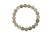 Bracelet Natural Green Rutilated Quartz Bracelets 6mm Stackable Round Natural Gemstone Crystal Bracelets - Handmade Bracelet