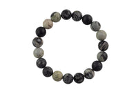 Natural Spider Vein Jasper Round Size 4mm, 6mm and 8mm- Handmade In USA- approx. 7" Bracelet Crystal Bracelet