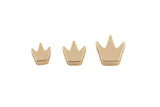 18kt Gold Crown Bead- 6mm 7mm and 8mm 8-10pcs