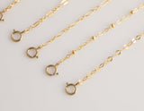 14K Gold Filled Bracelet - Made in USA - Permanent Jewelry with Clasp - High Quality Gold Filled Jewelry - WATERPROOF - Manufactured in USA