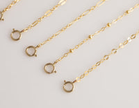 14K Gold Filled Necklace Necklaces - Made in USA - High Quality Gold Filled Jewelry - WATERPROOF - Manufactured and made in USA Satellite