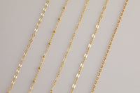 14K Gold Filled Bracelet - Made in USA - Permanent Jewelry with Clasp - High Quality Gold Filled Jewelry - WATERPROOF - Manufactured in USA
