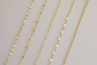 14K Gold Filled Bracelet - Made in USA - Permanent Jewelry with Clasp - High Quality Gold Filled Jewelry - WATERPROOF - Manufactured in USA