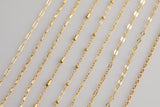 14K Gold Filled Bracelet - Made in USA - Permanent Jewelry with Clasp - High Quality Gold Filled Jewelry - WATERPROOF - Manufactured in USA