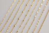 14K Gold Filled Bracelet - Made in USA - Permanent Jewelry with Clasp - High Quality Gold Filled Jewelry - WATERPROOF - Manufactured in USA