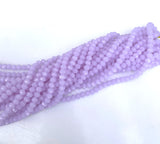 6mm 8mm Crystal Rondelle Lilac -2 or 5 or 10 STRANDS- Lilac