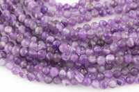 Natural Pink Amethyst Beads Full Strands-15.5 inches- Nice Size Hole- Diamond Cutting,High Facets-Nice and Sparkly-Faceted Round