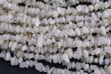 30" Natural Rainbow Moonstone Chips Beads 6mm - 8mm - 30 inch Strand Gemstone Beads
