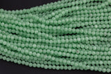 Natural Green Aventurine Beads Full Strands-15.5 inches-3mm- Nice Size Hole- Diamond Cutting High Facets- Nice and Sparkly- Faceted Round