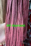 AFRICAN VINYL Beads Soft 4mm Heishi beads Clay Disc - 16 inch strand- 2 Strands Per Order- Assorted Colors
