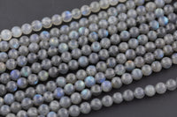 Blue Flashes~ AAA Natural Blue Labradorite 2mm 4mm 6mm 7mm 8mm 10mm Round Beads 15.5" Strand