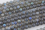 Blue Flashes~ AAA Natural Blue Labradorite 2mm 4mm 6mm 7mm 8mm 10mm Round Beads 15.5" Strand