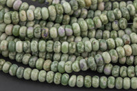 Natural Lavender Jade - High Quality in Roundel, 6mm, 8mm- Full 15.5 Inch Strand-15.5 inch Strand Smooth Gemstone Beads