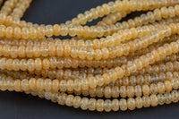 Champagne Quartz- High Quality in Roundel, 6mm, 8mm- Full 15.5 Inch Strand-15.5 inch Strand Smooth Gemstone Beads