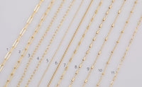 14K Gold Filled Necklace Necklaces - Made in USA - High Quality Gold Filled Jewelry - WATERPROOF - Manufactured and made in USA Satellite
