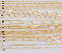 14kt Gold Filled Necklace USA Made - Hand Made and Made to Order- Permanent Jewelry Necklace - Custom and Standard Length- Made in USA