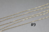 14kt Gold Filled Necklace USA Made - Hand Made and Made to Order- Permanent Jewelry Necklace - Custom and Standard Length- Made in USA