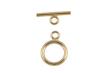 GOLD FILLED Toggle Clasp USA product- 1 Set per order- 9mm- Small Size