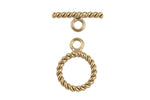 GOLD FILLED Toggle Clasp USA product- 1 Set per order- 9mm- Small Size