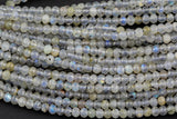 Natural Labradorite Beads Full Strands-15.5 inches-3x4mm- Nice Size Hole- Diamond Cutting, High Facets- Nice and Sparkly- Faceted Rondelle