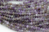 Natural Amethyst Beads Full Strands-15.5 inches-3-4mm- Nice Size Hole- Diamond Cutting, High Facets- Nice and Sparkly- Faceted Rondelle