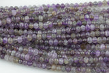 Natural Amethyst Beads Full Strands-15.5 inches-3-4mm- Nice Size Hole- Diamond Cutting, High Facets- Nice and Sparkly- Faceted Rondelle