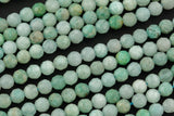 Natural Amazonite Beads Full Strands-15.5 inches-5mm- Nice Size Hole- Diamond Cutting, High Facets-Nice and Sparkly-Faceted Round