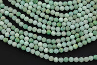 Natural Amazonite Beads Full Strands-15.5 inches-5mm- Nice Size Hole- Diamond Cutting, High Facets-Nice and Sparkly-Faceted Round