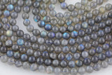 Blue Flashes~ AAA Natural Blue Labradorite 2mm 4mm 6mm 7mm 8mm 10mm Round Beads 15.5" Strand