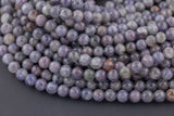 Natural Sunstone Iolite 6mm 8mm Round Beads 15.5" Strand