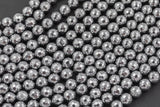 Terahertz Beads Grade AAA Round 4mm, 6mm, 8mm, 10mm, 12mm, 14mm- Full 15.5 Inch strand Diamond Cut Faceted Round Gemstone Beads