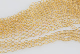 14k Gold Filled Chain - 1.3mm*2.0mm Round Cable Chain - Thin Chain - Delicate Chain - Gold Chain-- Round Chain Permanent Jewelry Chain
