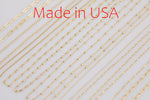 14K Gold Filled Necklace Necklaces - Made in USA - High Quality Gold Filled Jewelry - WATERPROOF - Manufactured and made in USA Satellite