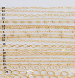 14kt Gold Filled Necklace USA Made - Hand Made and Made to Order- Permanent Jewelry Necklace - Custom and Standard Length- Made in USA