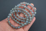 Natural Labradorite Smooth Round Size 10mm and 12mm- Handmade In USA- approx. 7-7.5" Bracelet Crystal Bracelet- LGS