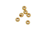 14Kt Solid Gold- Seamless Round Beads- USA made