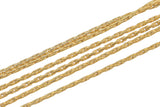 14K Gold Filled Snake Chain 0.75mm Made in USA 1 Foot of 0.7 mm 14K Gold Filled Bulk Snake Chain- USA Made Permanent Jewelry Chain