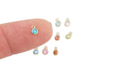 3mm Rose Gold Filled Connectors 14/20- Add-On Birthstone Made in USA Real 14k Gold Filled Charm and Connector